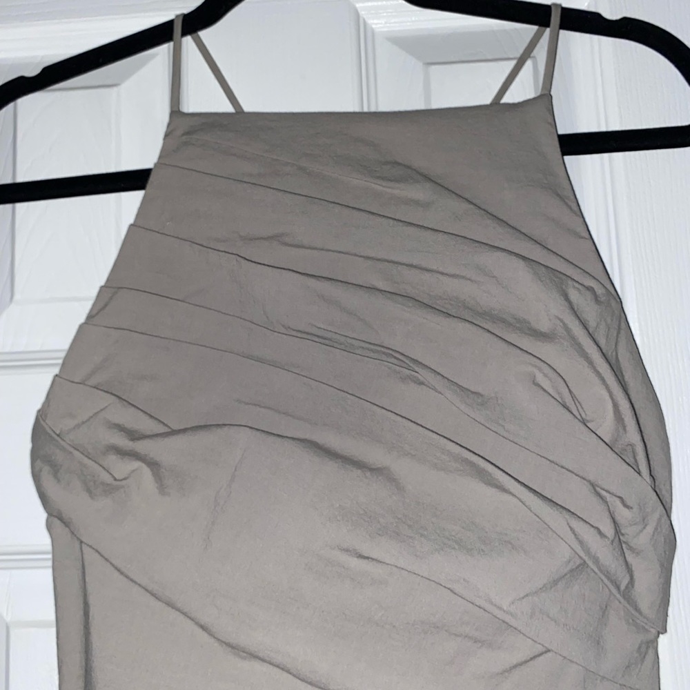 Grey mini dress, so flattering, BRAND NEW - Picture 6 of 7